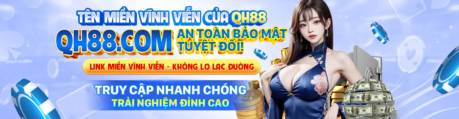 Hình ảnh banner chính cho trang đăng nhập của link bóng 88, thể hiện sự dễ dàng, an toàn khi truy cập và các hoạt động giải trí cá cược trực tuyến đa dạng